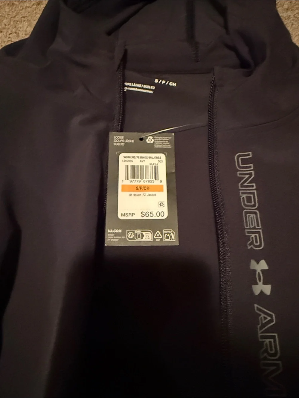 Under Armour Black Storm Full-Zip Hoodie - Picture 3 of 5